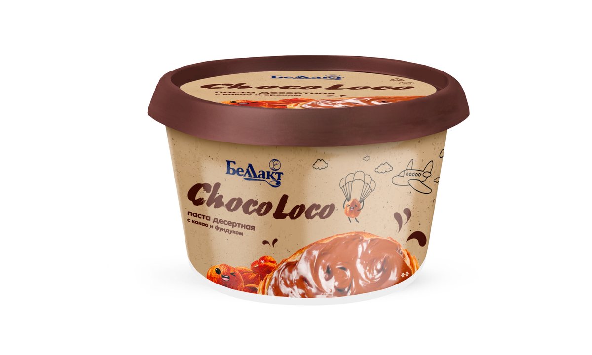 ChocoLoco Молочный десерт cocoa and hazelnuts (250 g)
