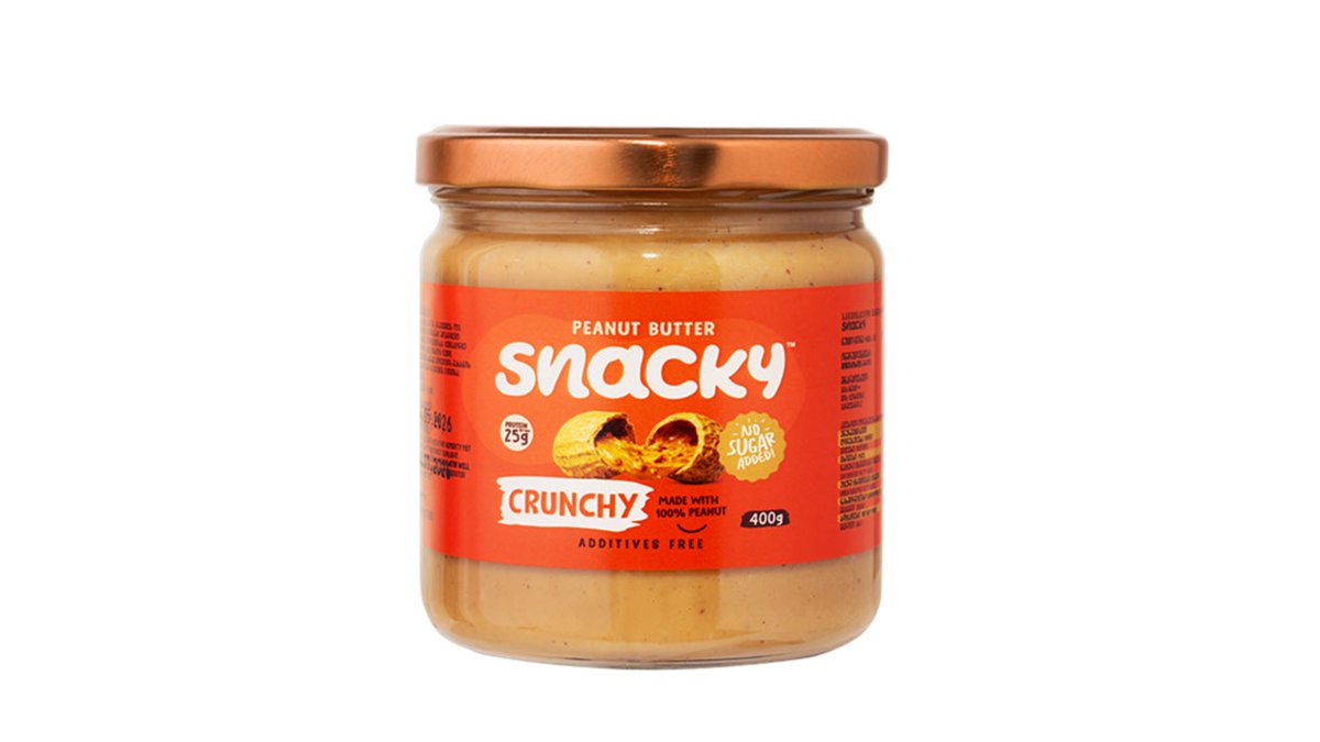 Snacky არაქისის კარაქი მიწისთხილის კარაქი (400 g)
