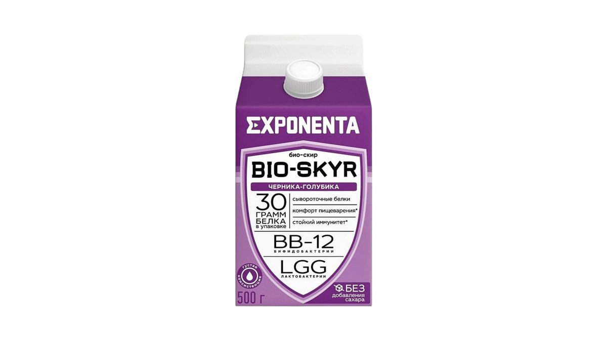 EXPONENTA Yogurt Strawberry-Blueberry (500 g)