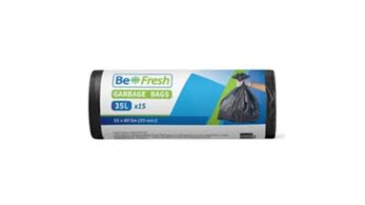 Be Fresh мусорный пакет შავი (120 ლ)