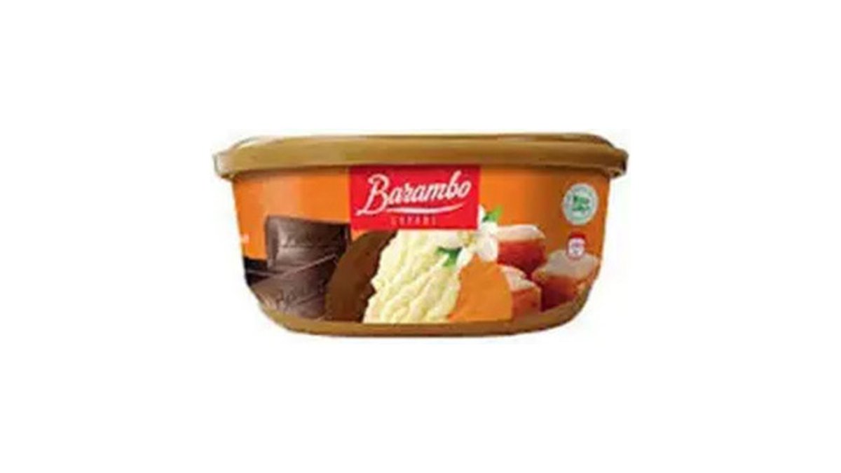 Barambo ნაყინი Vanilla, Chocolate and Caramel (2000 ml)