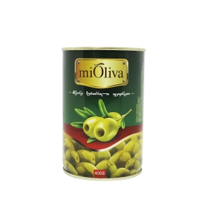 Mioliva Зел еные оливки green without pits (400 g)