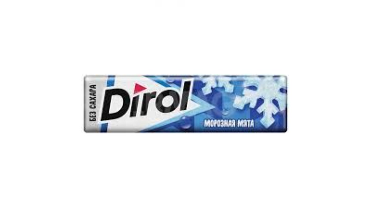 Diroli chewing gum Snow Mint (13.6 g)