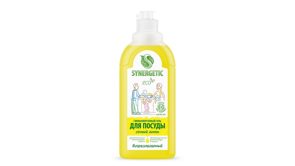 SYNERGETIC Моющее средство для посуды biodegradable