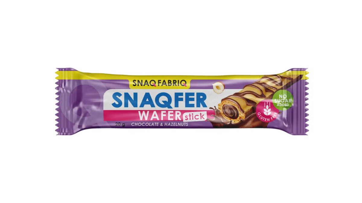 SNAQ FABRIQ ვაფლი with chocolate and nuts (20 g)
