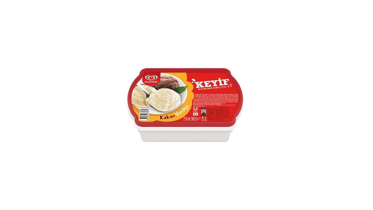 ALGIDA ice cream Cocoa and Vanilla (750 ml)