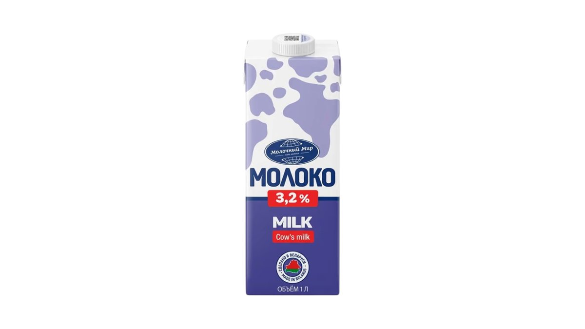 მოლოჩნი მირ молоко 3.2% (1000 ml)