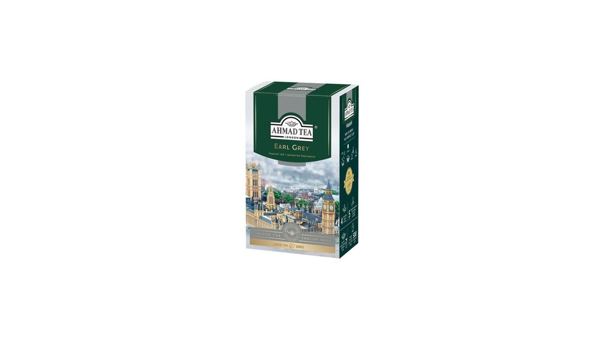 Ahmad Tea ჩაი Classic Earl Grey (100 g)
