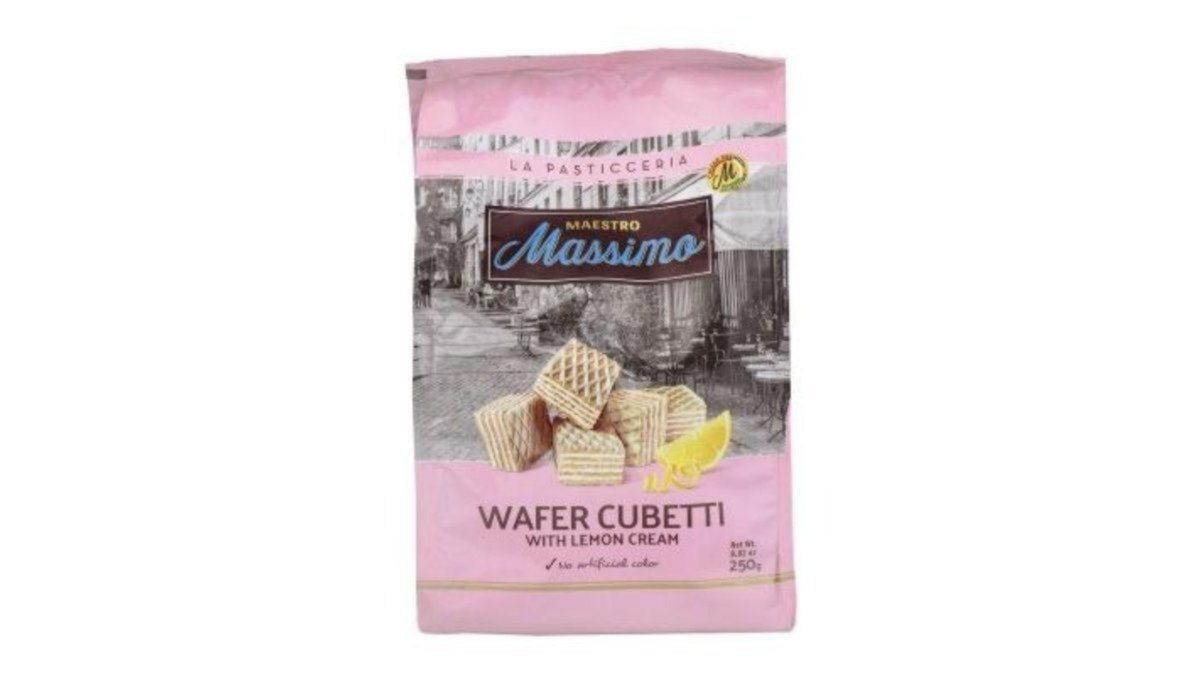 Massimo Waffle vanilla cream (250 g)