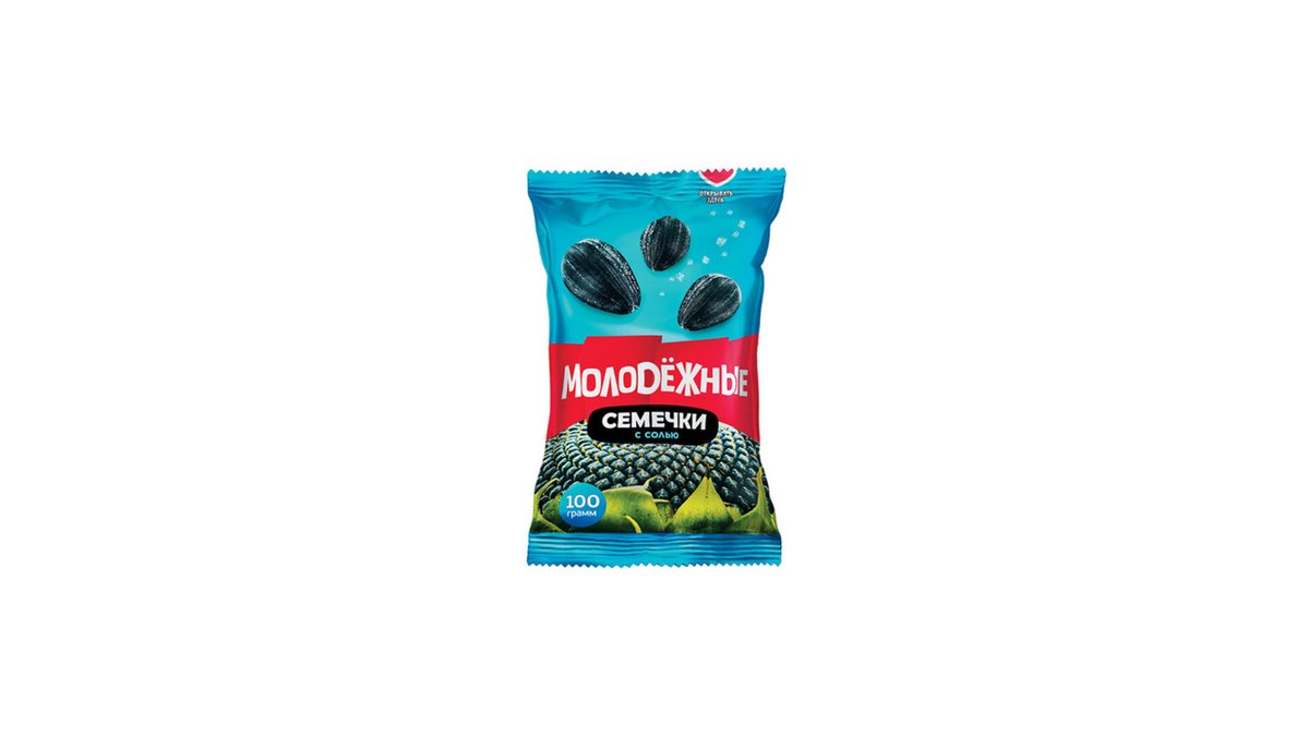 Molodiozhnie მზესუმზირის თესლები with salt (100 g)