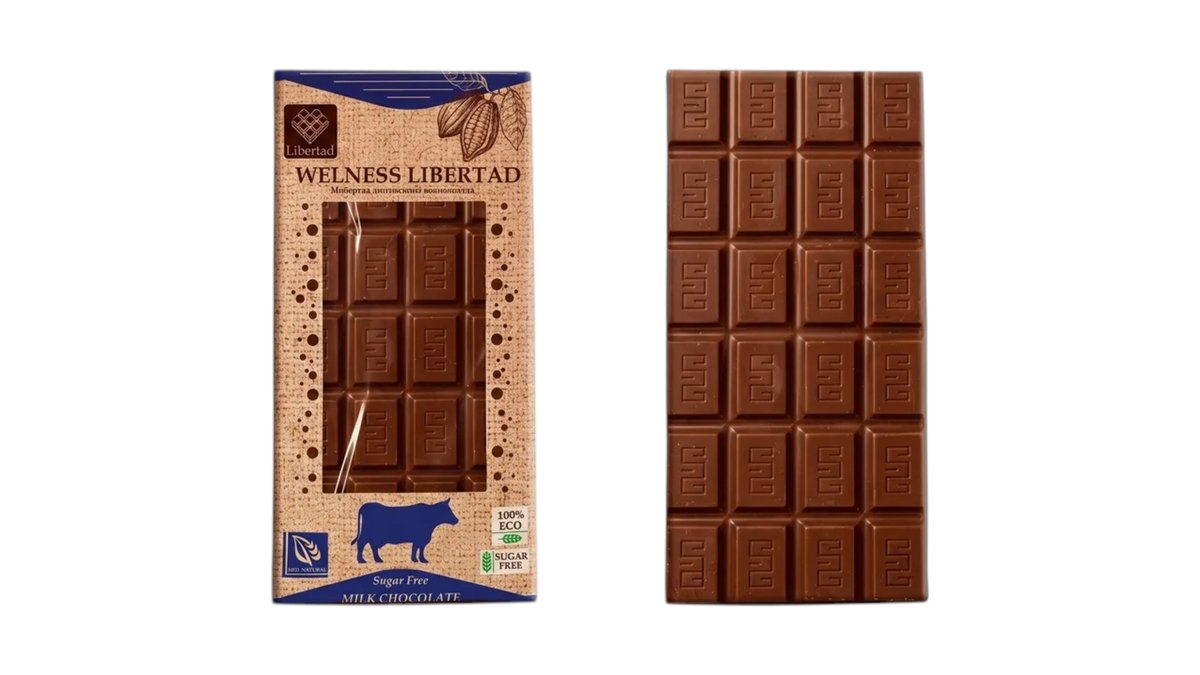 Libertad შოკოლადი sin azúcar (80 g)