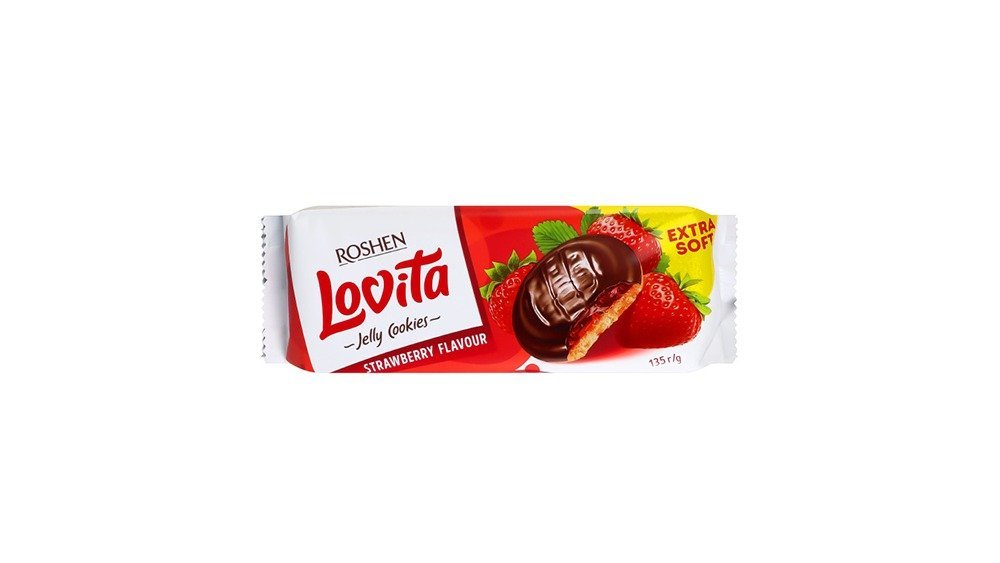 ROSHEN პური strawberry jelly filling (135 g)