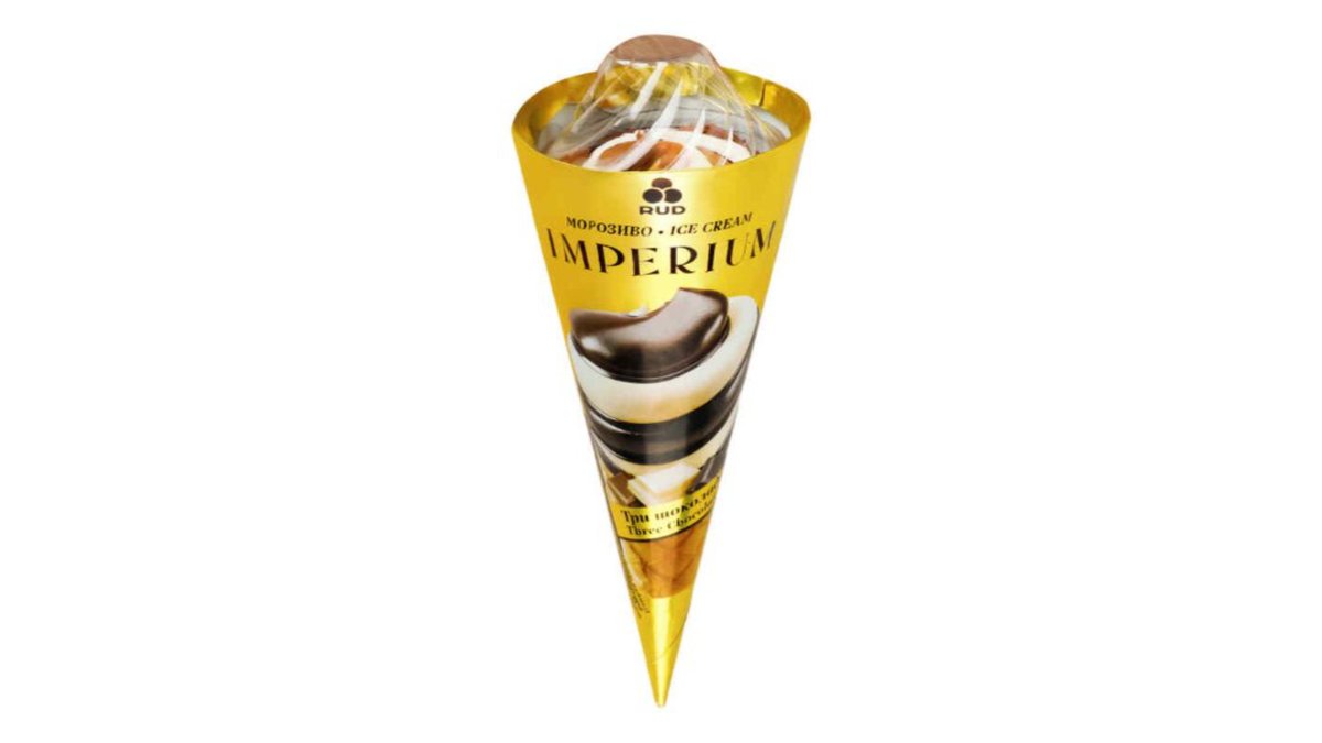 Rudy ice cream Impreza Three Chocolates (100 g)