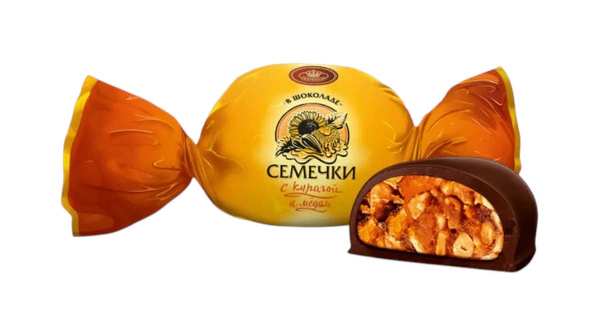 candy with dried apricots and honey