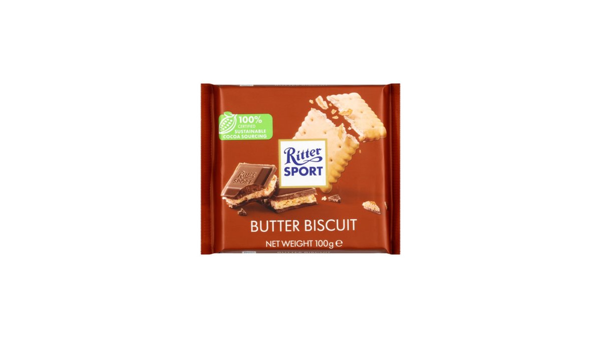 Ritter Sport печенье ორცხობილით