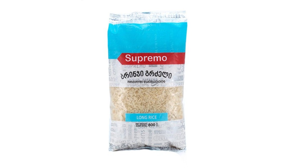 Supremo рис long steamed (800 g)