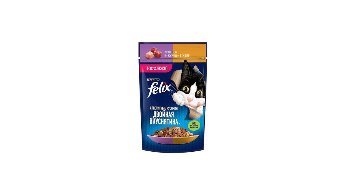 FELIX Корм для животных Lamb & Chicken (75 g)