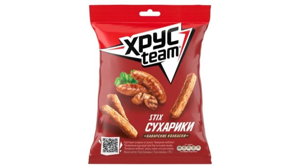 Khrustimi Крекеры Bavarian sausage (60 g)