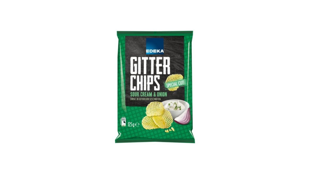 EDEKA Чипсы sour cream and onion