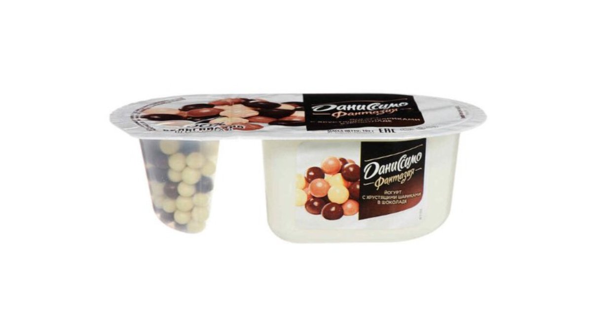 Danisimo Йогурт შოკოლადის ხრაშუნა (105 g)
