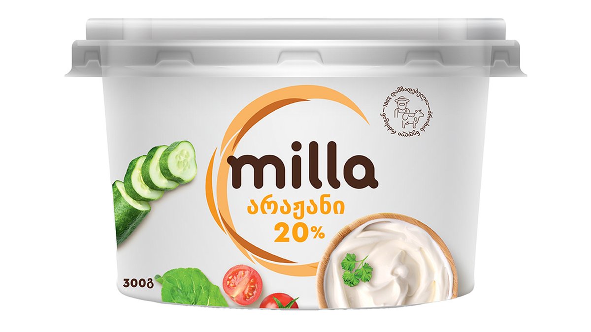 Milla Sour cream 20% (300 g)
