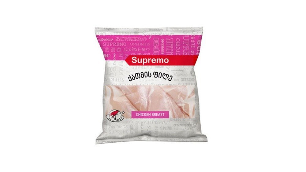 Supremo Chicken გაყინული ქათმის ფილე (500 g)