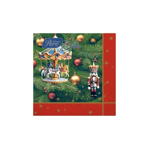 Pero Bamboo Napkin New Year Attraction Design (20 pcs)