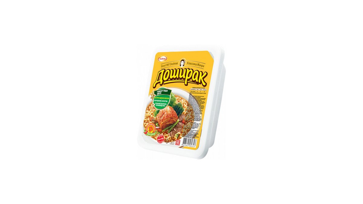 DOSHIRAK вермишель с брокколи и овощами with broccoli (90 g)