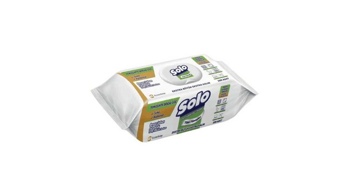 Solo Antibacterial Wet Wipes furniture cleaning (100 pcs)