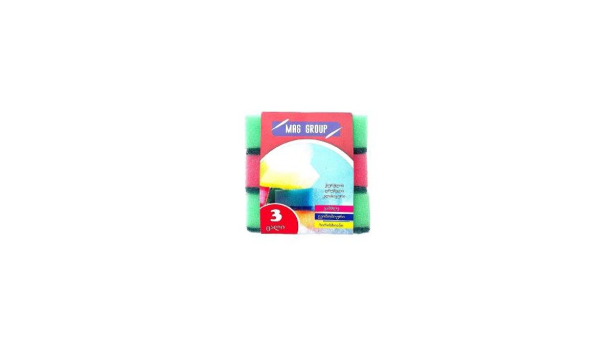 Maggroup Dishwashing Sponge (3 pcs)