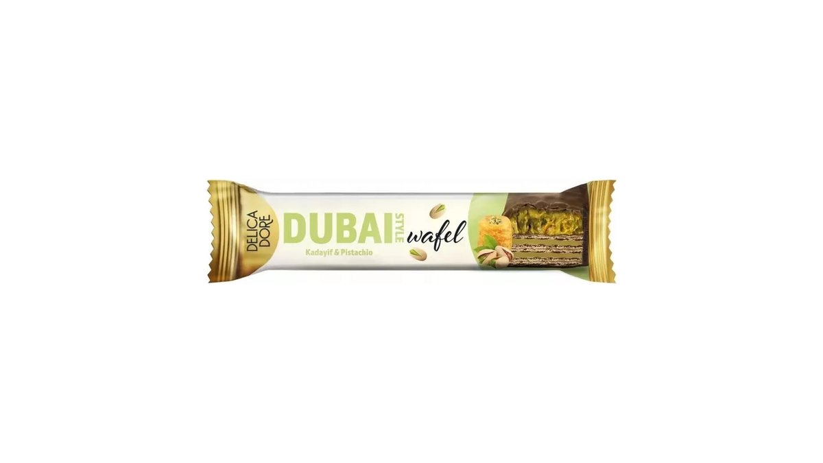 Delicadore Вафля pistachio and custard filling (40 g)
