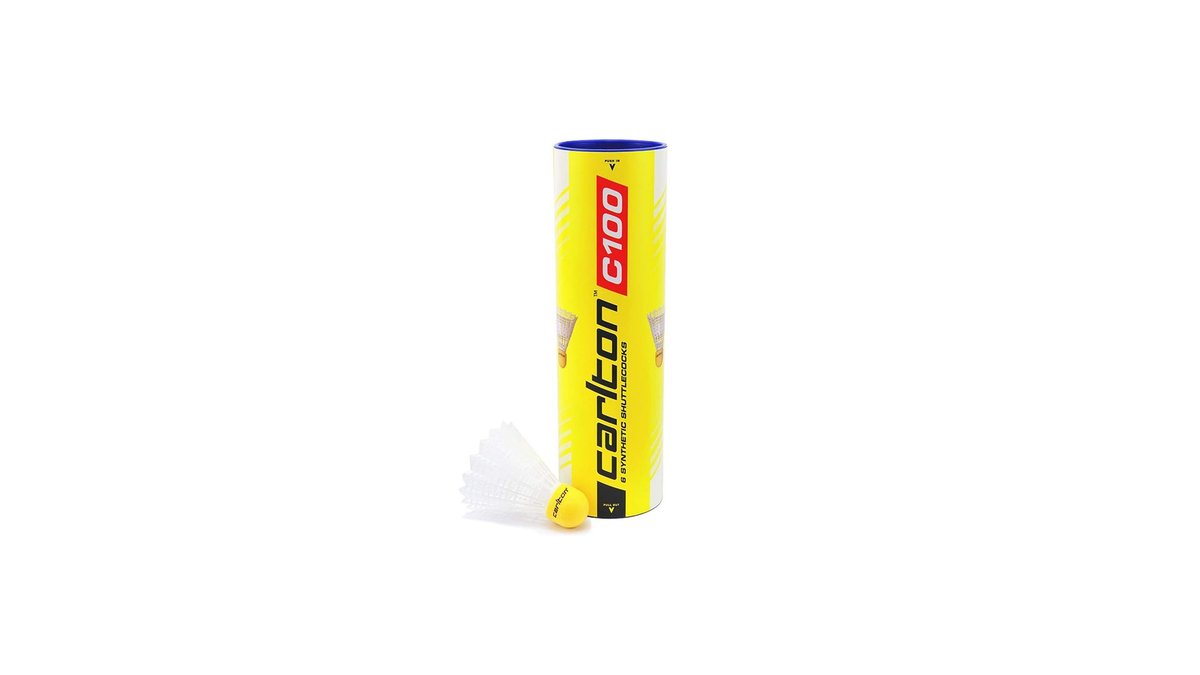 CARLTON Carlton Carlton Badminton Shuttlecock 3 Pieces C100 Synthetic Medium Speed Medium Speed (3 pcs) Medium Speed (3 pcs)