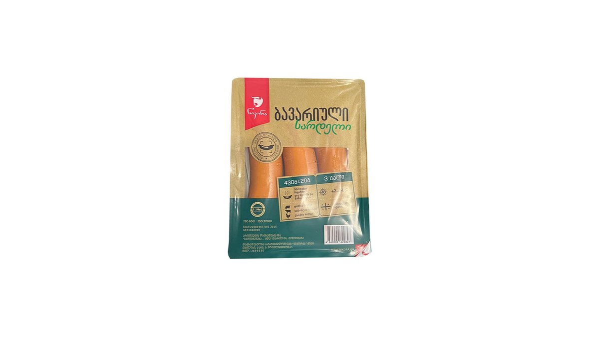 ნიკორა Вяленое мясо ბავარიული (430 g)