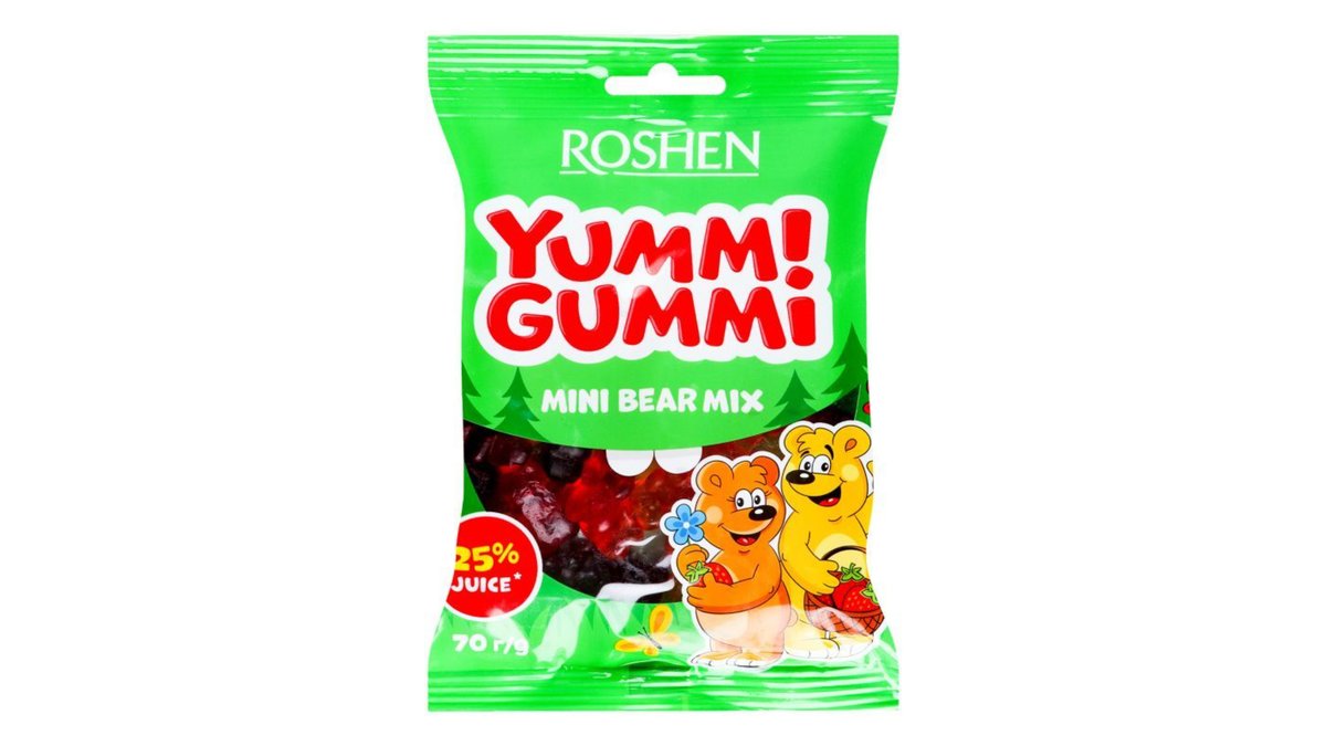 ჟელიბონი Candy Yummy Gummy Mini Bear Mix