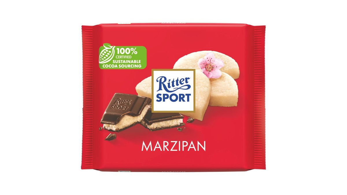 Ritter Sport Шоколад with marzipan (100 g)
