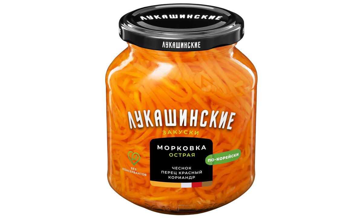 ლუკაშინსკიე Vegetable Preserve ცხარე (340 გ)