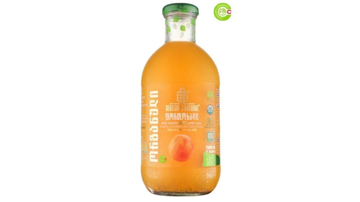 Georgias Natural წვენი Organic Orange (300 ml)