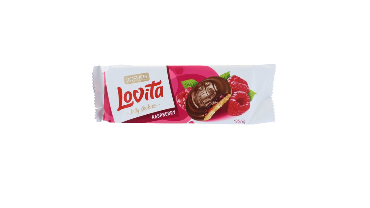 Lovita Cookie Herb-flavored, raspberry flavor