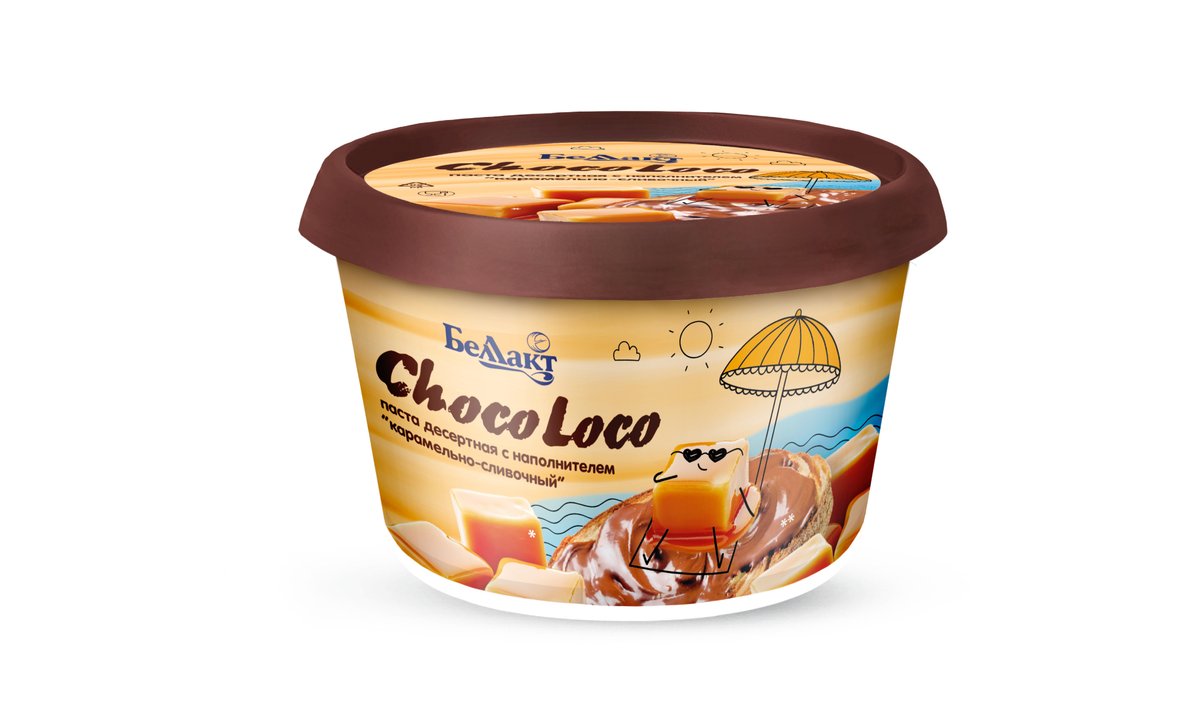 ChocoLoco Молочный десерт caramel-cream (250 გ)