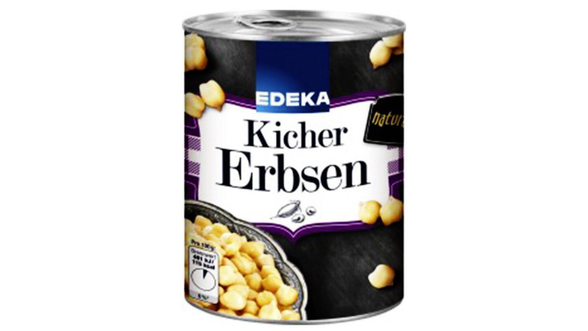 EDEKA კონსერვირებული ლობიო white peas