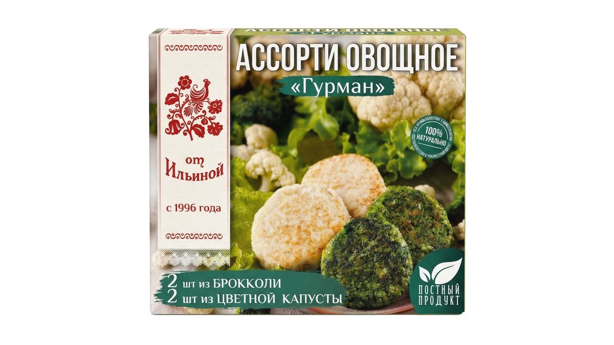 Ilinoy სოიოს კოტლეტები gurman (300 g)