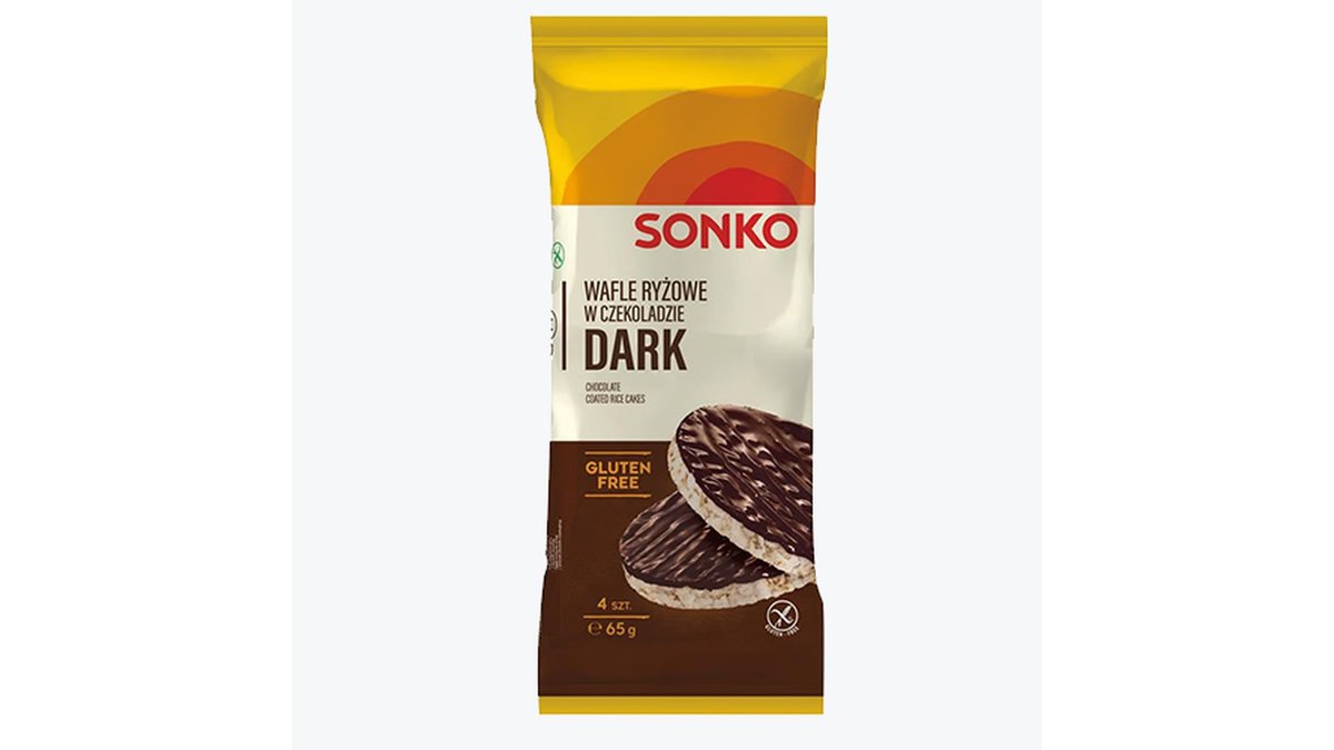 Sonko Gluten-Free Biscuits dark chocolate gluten-free (65 გ)