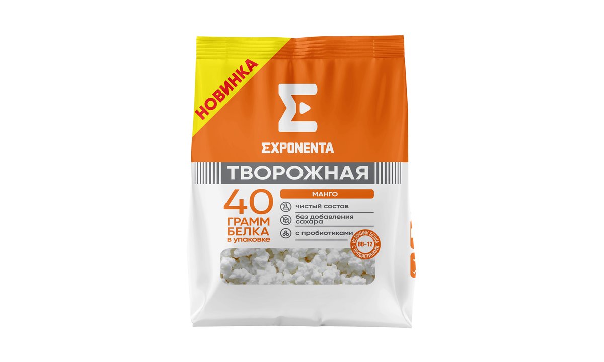 Exponenta ხაჭო mango flavor (250 გ)