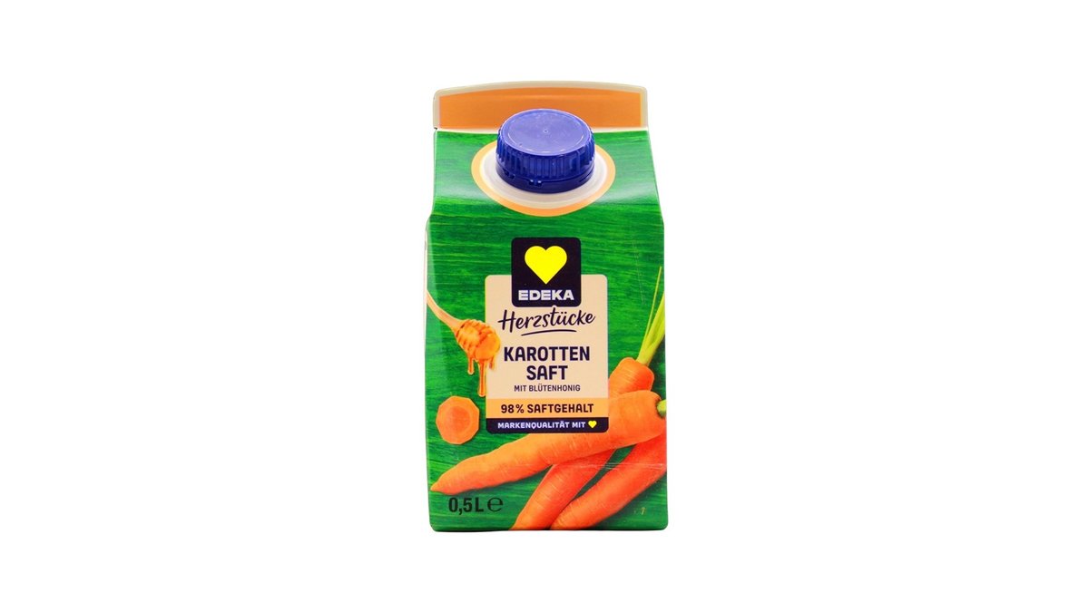 EDEKA juice carrot juice with honey