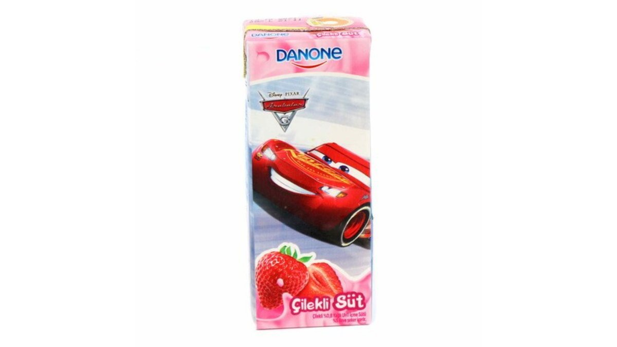 დანონე მარწყვიანი რძის სასმელი strawberry flavor (180 g)