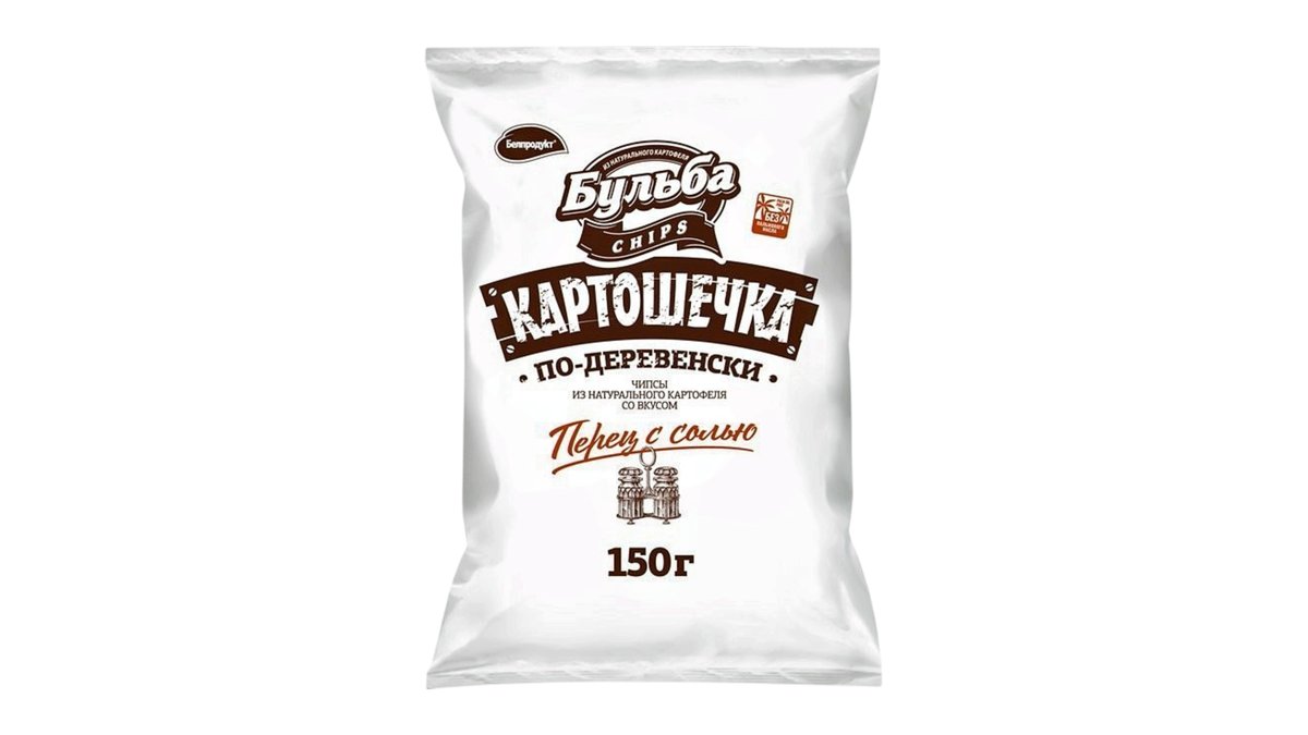Kartoshechka chips with pepper and salt (150 g)