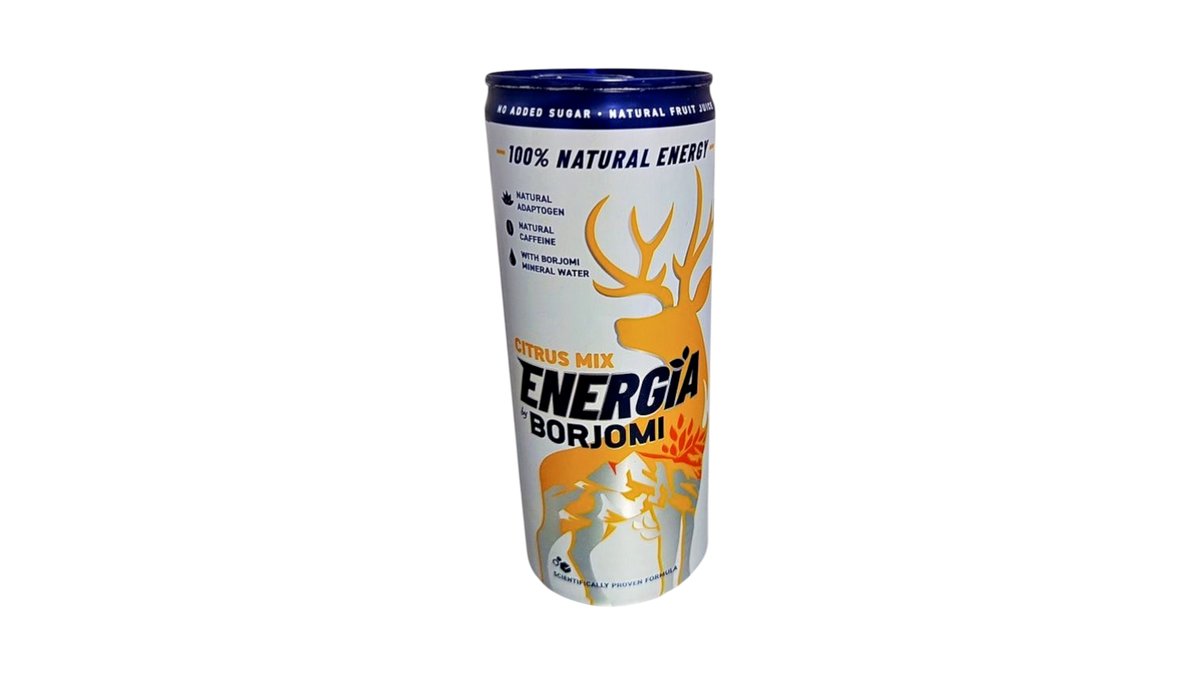 ბორჯომი Energy Drink Citrus Mix (240 ml)