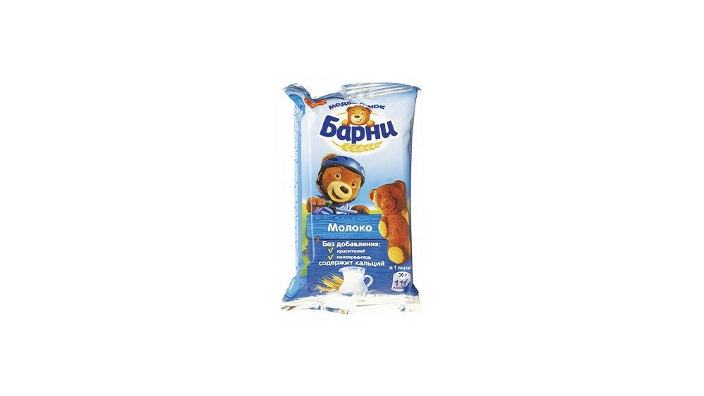 Barney Песочное печенье milk filling (30 g)