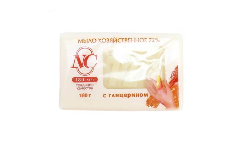 Nescaya Твердое мыло household solid 72% with glycerin (180 g)