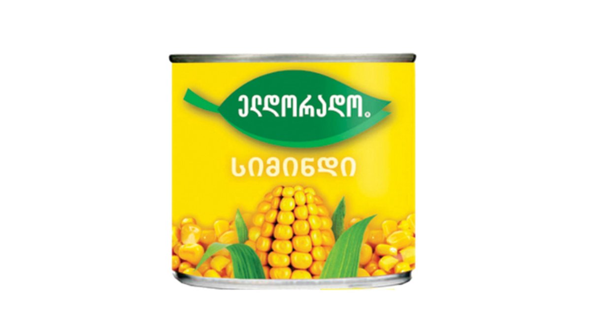 ელდორადო კონსერვირებული სიმინდი (340 gr)